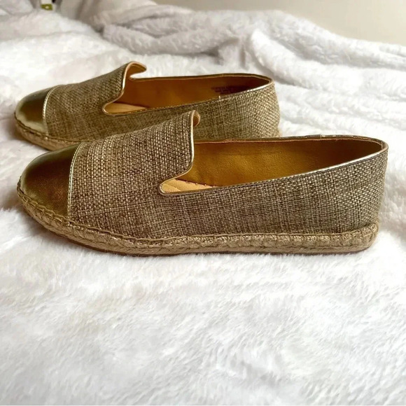 Talbots Izzy Espadrille Flats - Linen - Size 6.5M - Picture 2 of 8